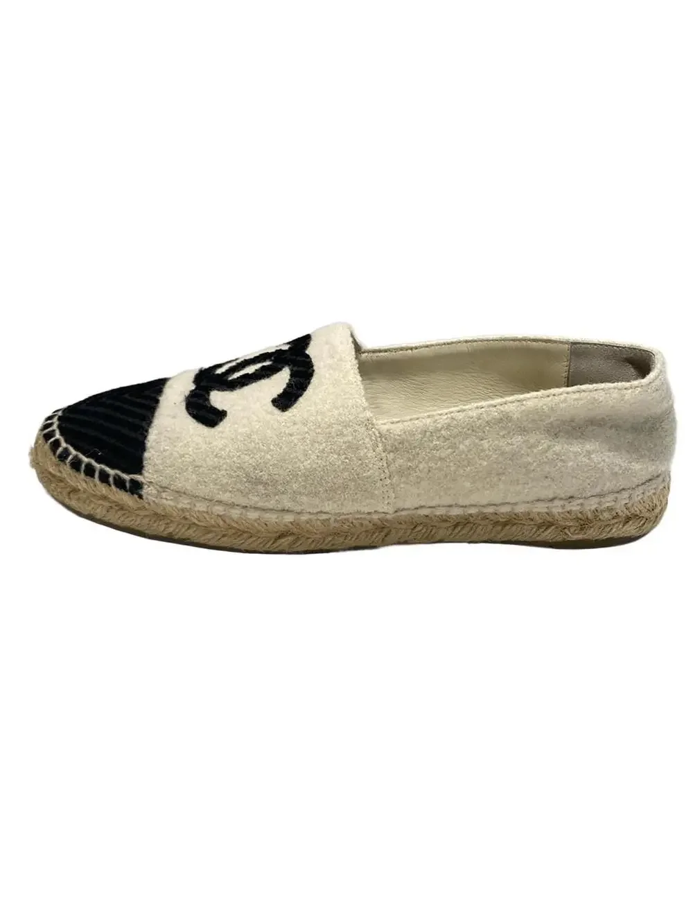 Chanel Cream Black Tweeds Velour #284866C59B